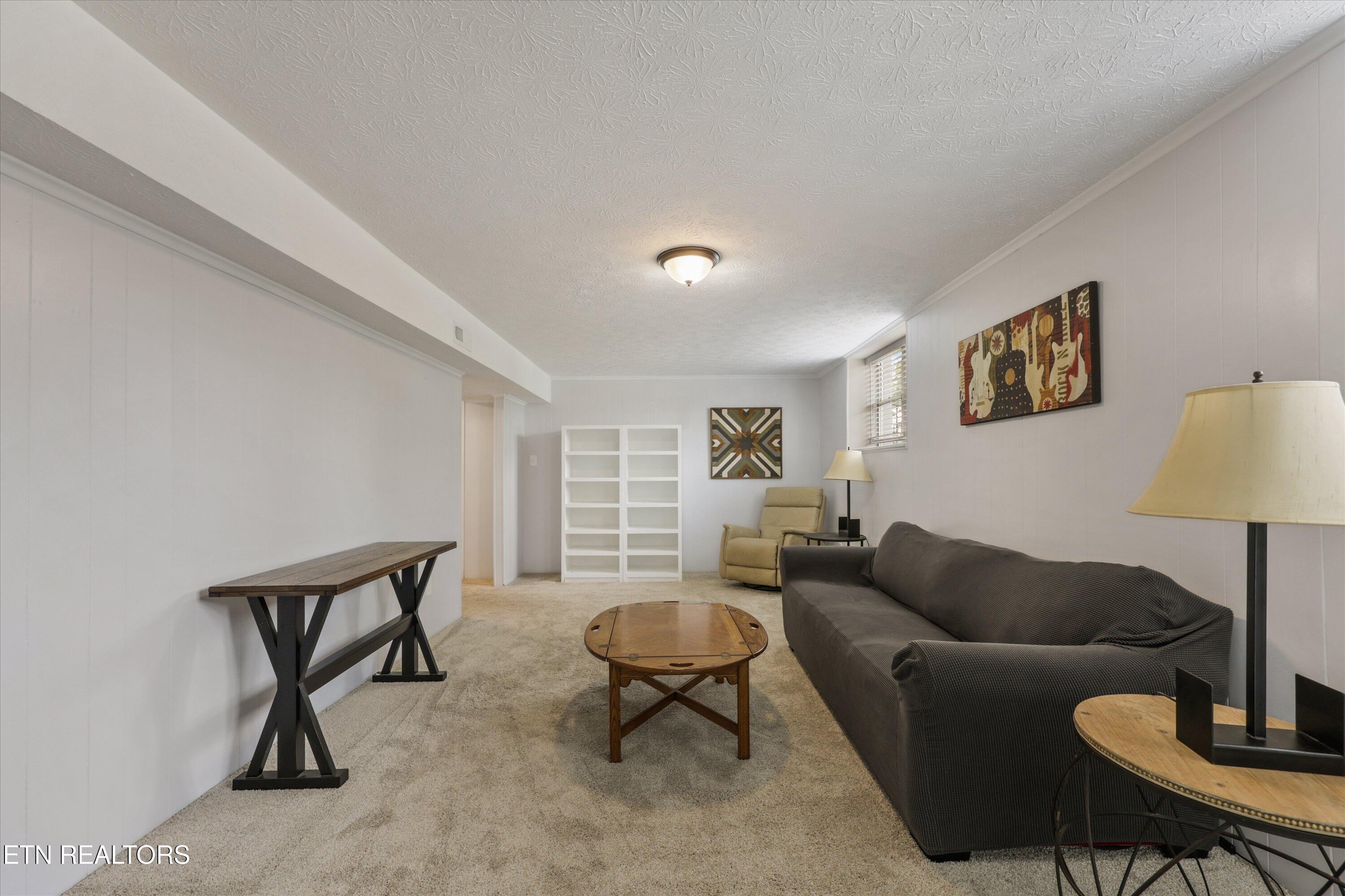 5524 Carter Road Knoxville, TN 37918 - Photo 37 of 57 Basement Living Room