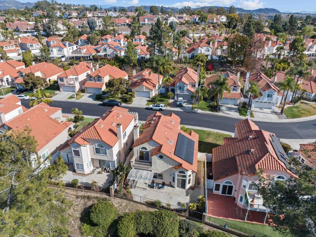 1453 Genoa Drive Vista, CA 92081 - Photo 26 of 32 an aerial view of residential houses with outdoor space and parking