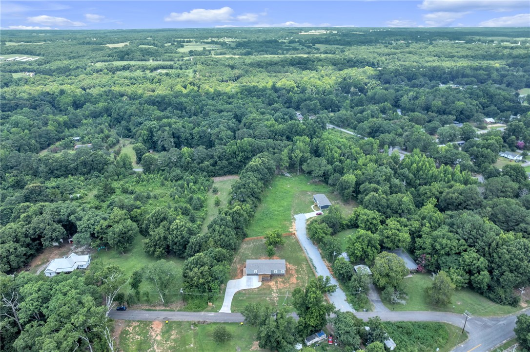 108 Old River Road Iva, SC 29655 - Photo 31 of 31 Aerial view showcasing a home nestled amidst a verdant landscape with extensive tree cover.