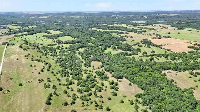 a view of a city with an outdoor space