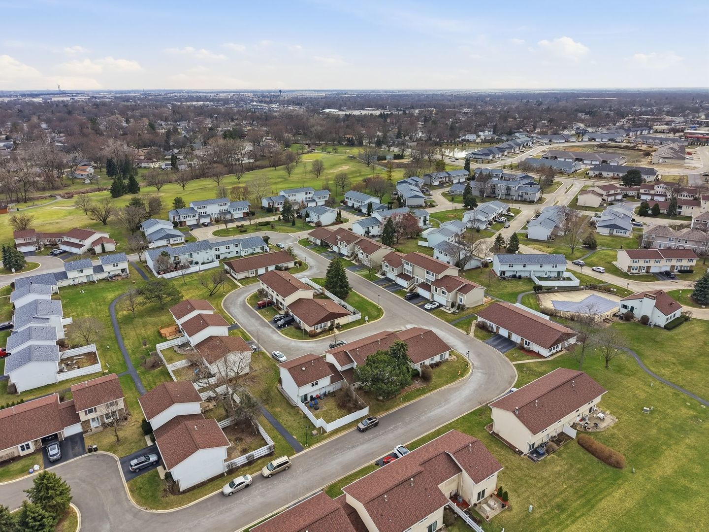 458 Wyeth Court Bolingbrook, IL 60440 - Photo 14 of 17 an aerial view of residential houses with outdoor space