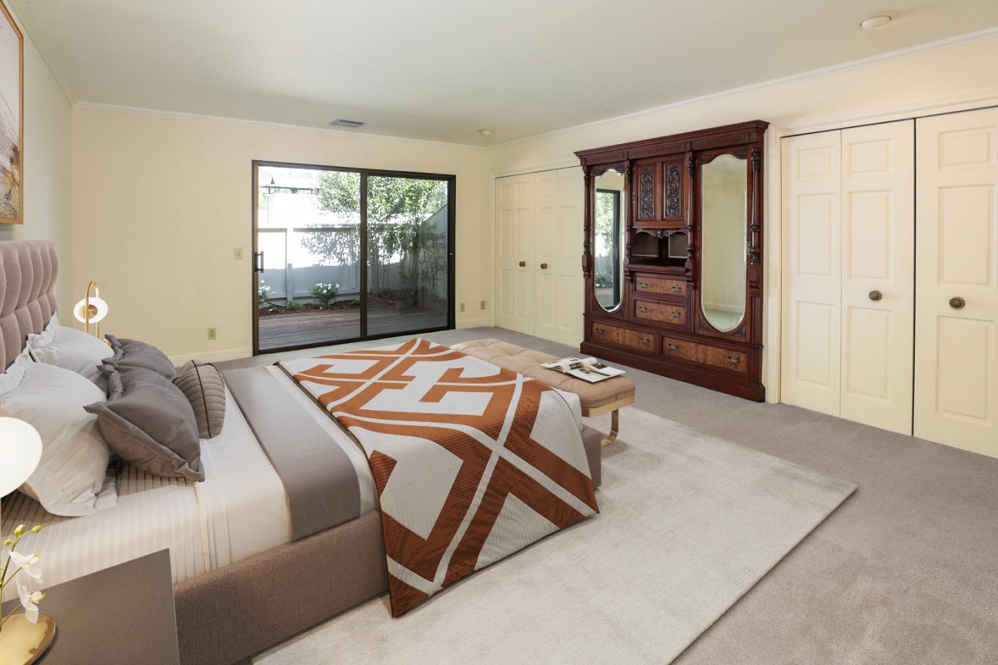 47 Bay Tree Lane Los Altos, CA 94022 - Photo 15 of 34 a bedroom with a bed and a window