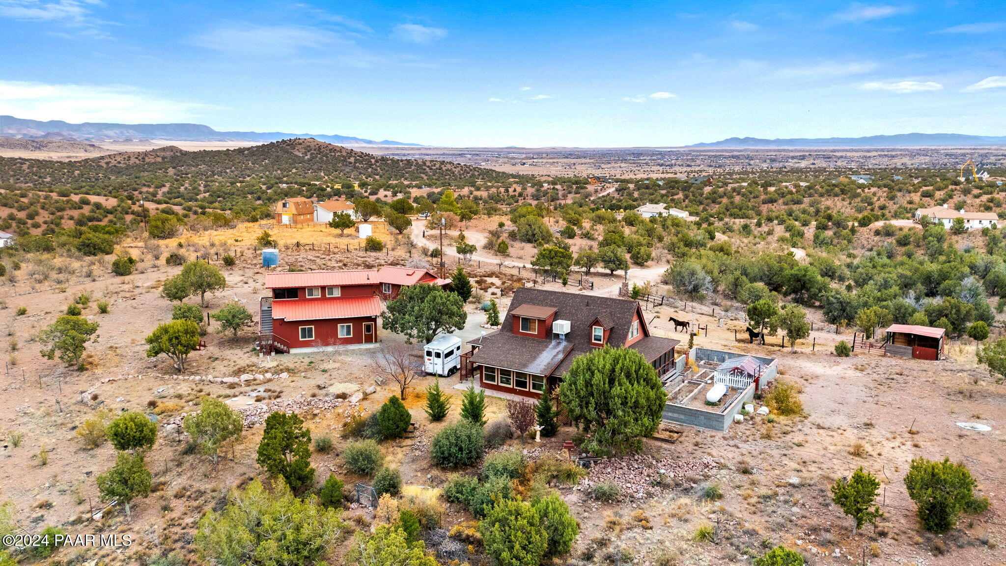 2925 Ridge Road Chino Valley, AZ 86323 - Photo 59 of 71 52-Aerial Back Right