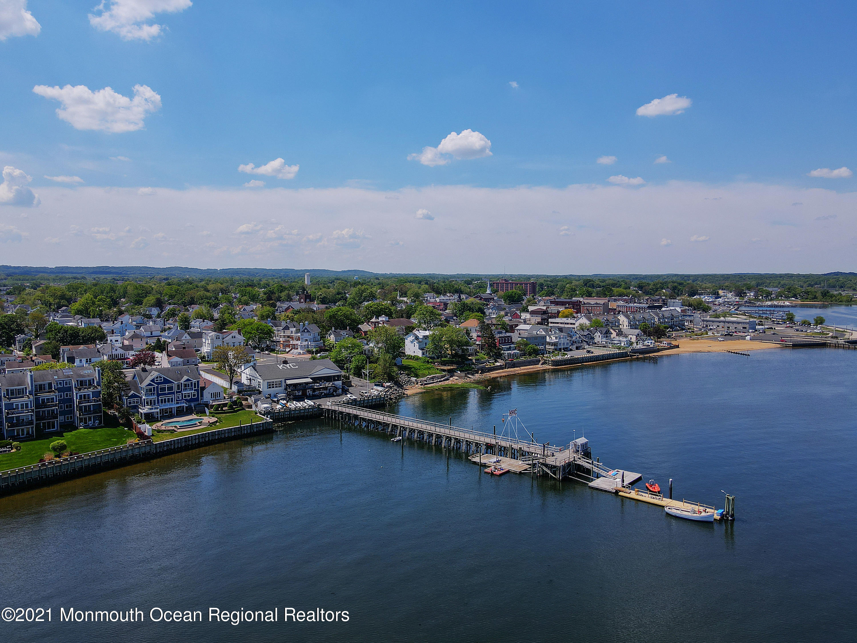 100 1st Street, Unit 11 Keyport, NJ 07735 - Photo 20 of 29 an aerial view of a city