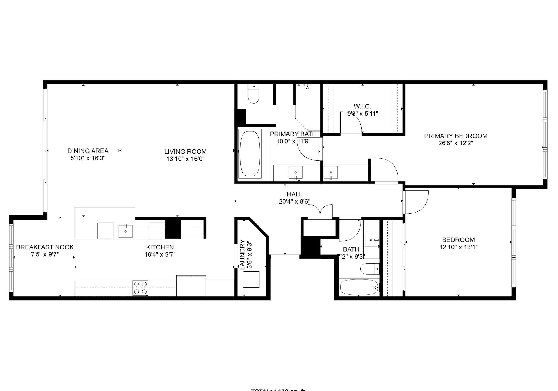 4201 North Ocean Boulevard, Unit C503 Boca Raton, FL 33431 - Photo 33 of 33 Floorplan