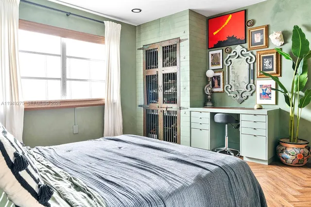 a room with musical instruments