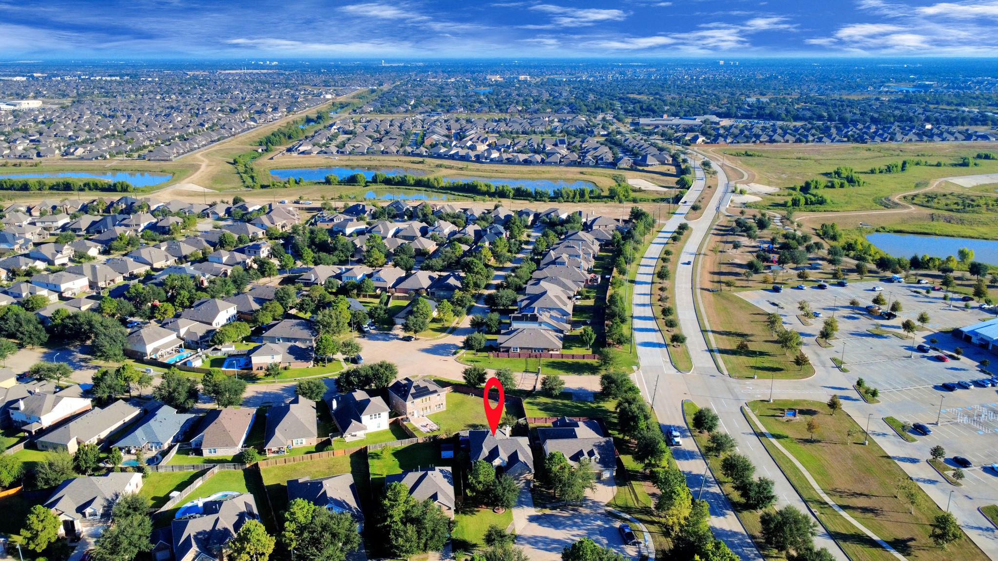8447 Roland Canyon Drive Cypress, TX 77433 - Photo 39 of 41 an aerial view of a city