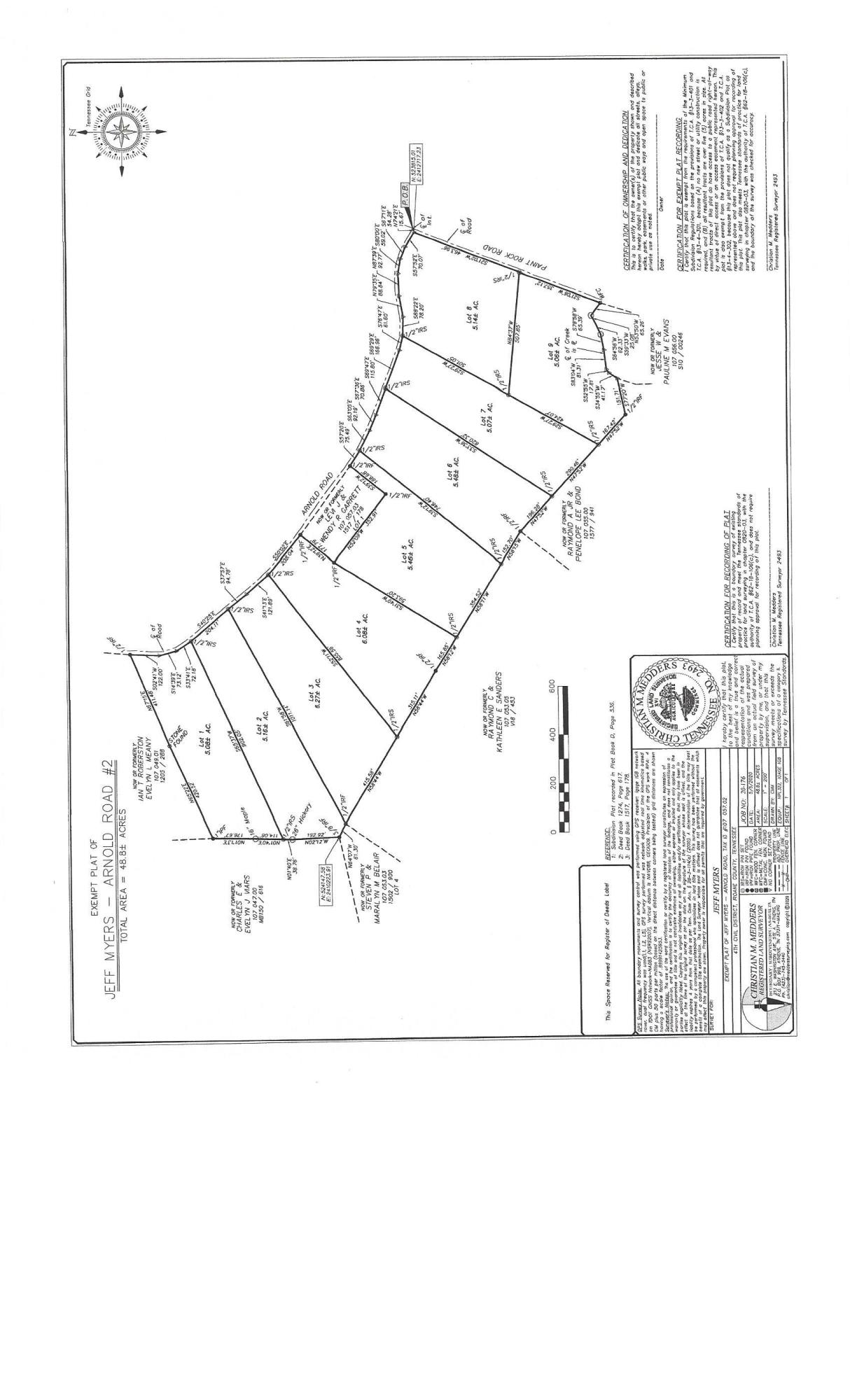 183 Arnold Road Kingston, TN 37763 - Photo 1 of 1 Survey