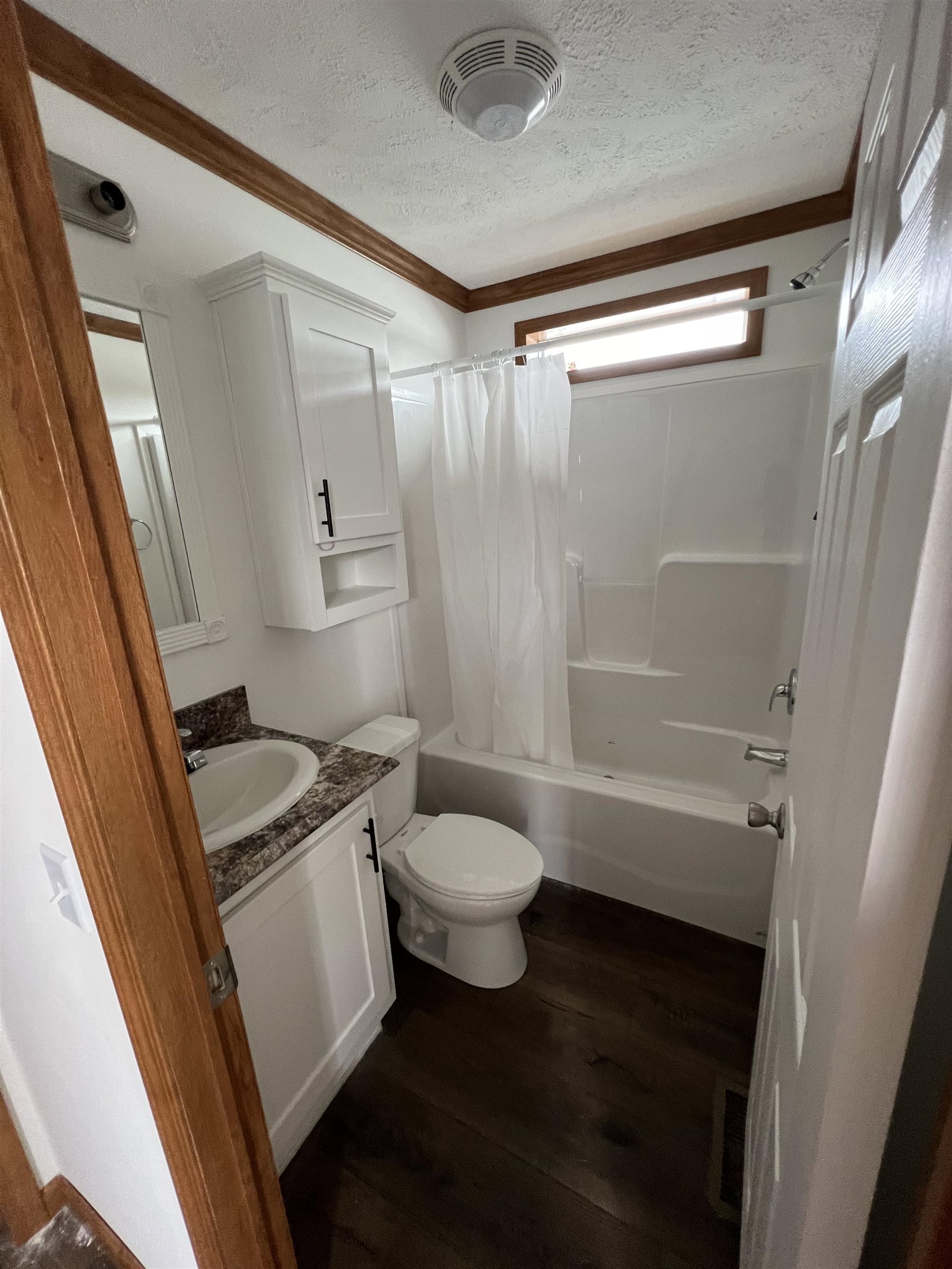 233 Maurice Rio Grande, NJ 08242 - Photo 5 of 6 a bathroom with a granite countertop sink toilet and shower