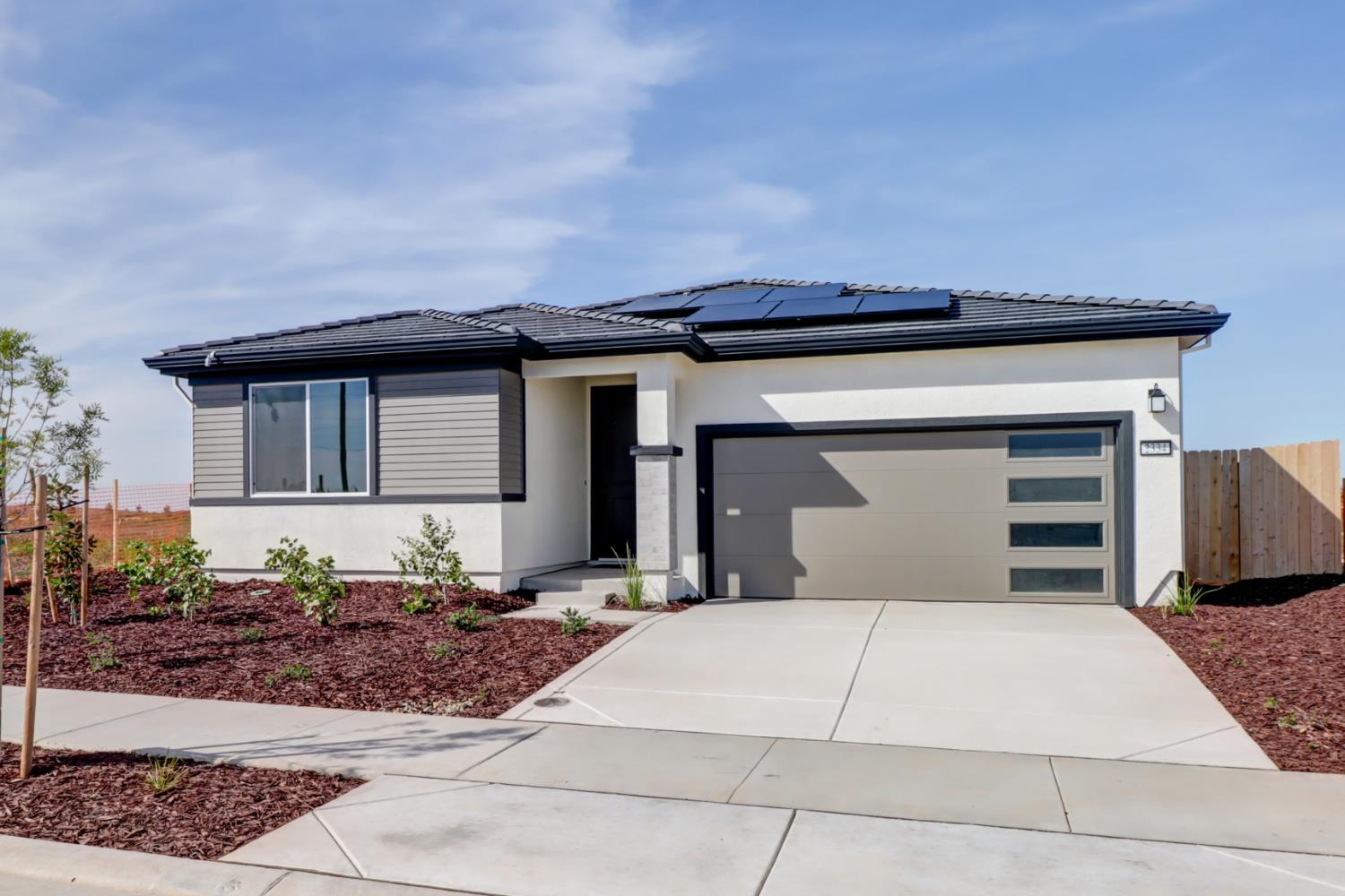 a house view with a outdoor space
