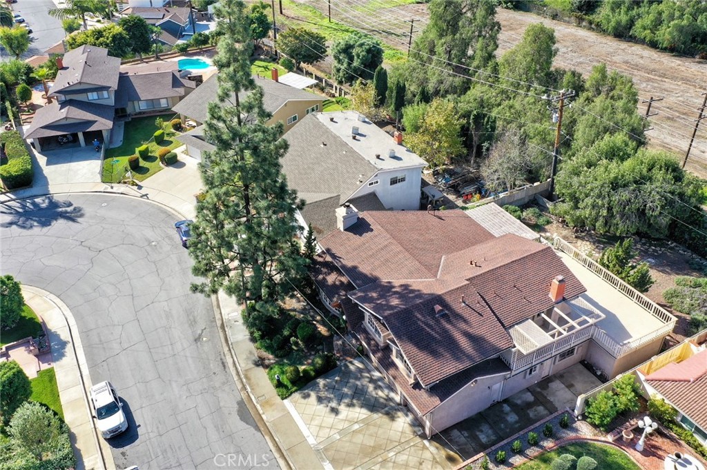 5621 Alwick Place Brea, CA 92821 - Photo 5 of 43 an aerial view of a house with a yard