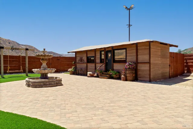 a view of outdoor space and city view