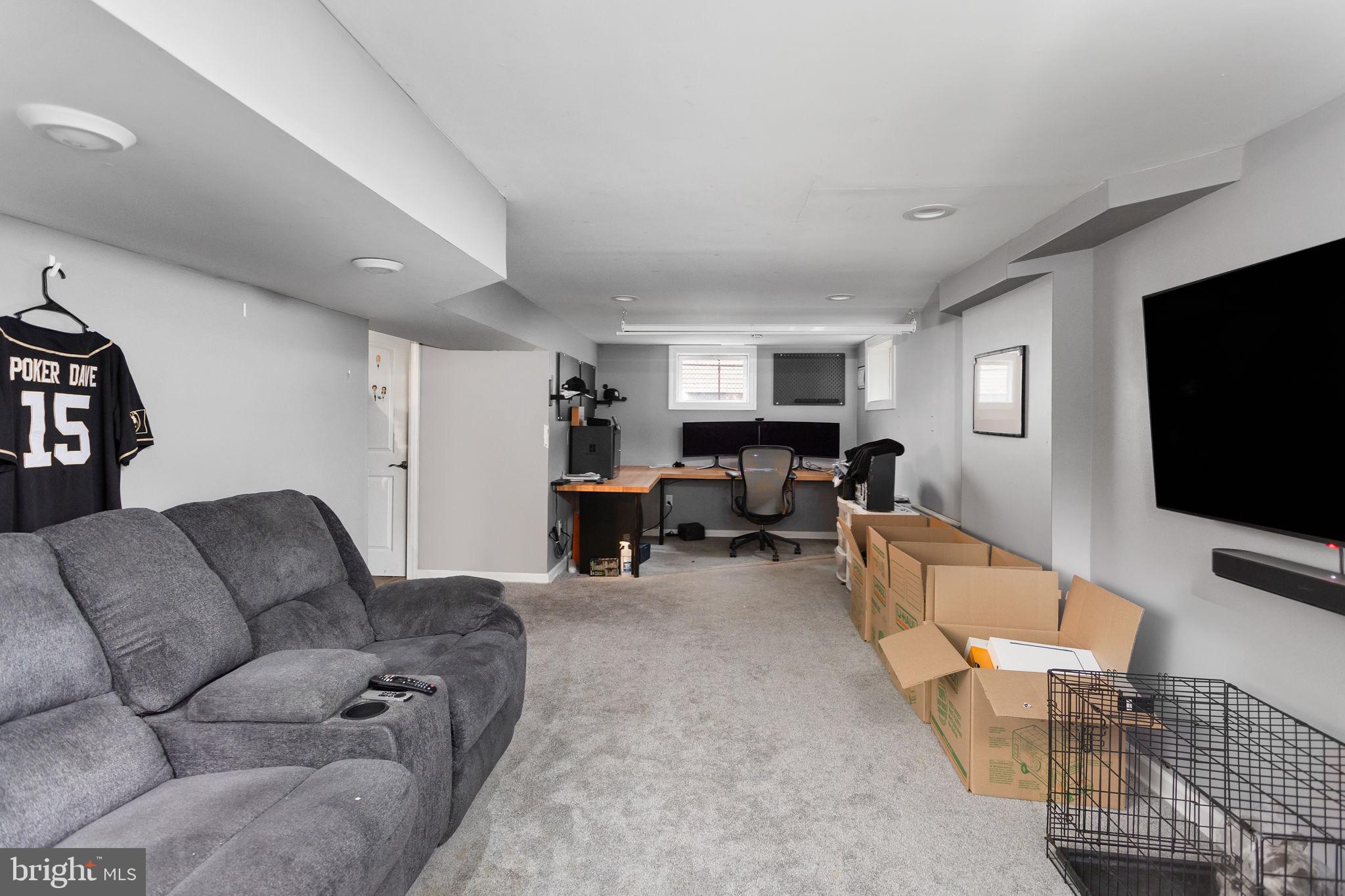 55 Finley Avenue Hamilton, NJ 08610 - Photo 21 of 27 Lower level office/lounging area
