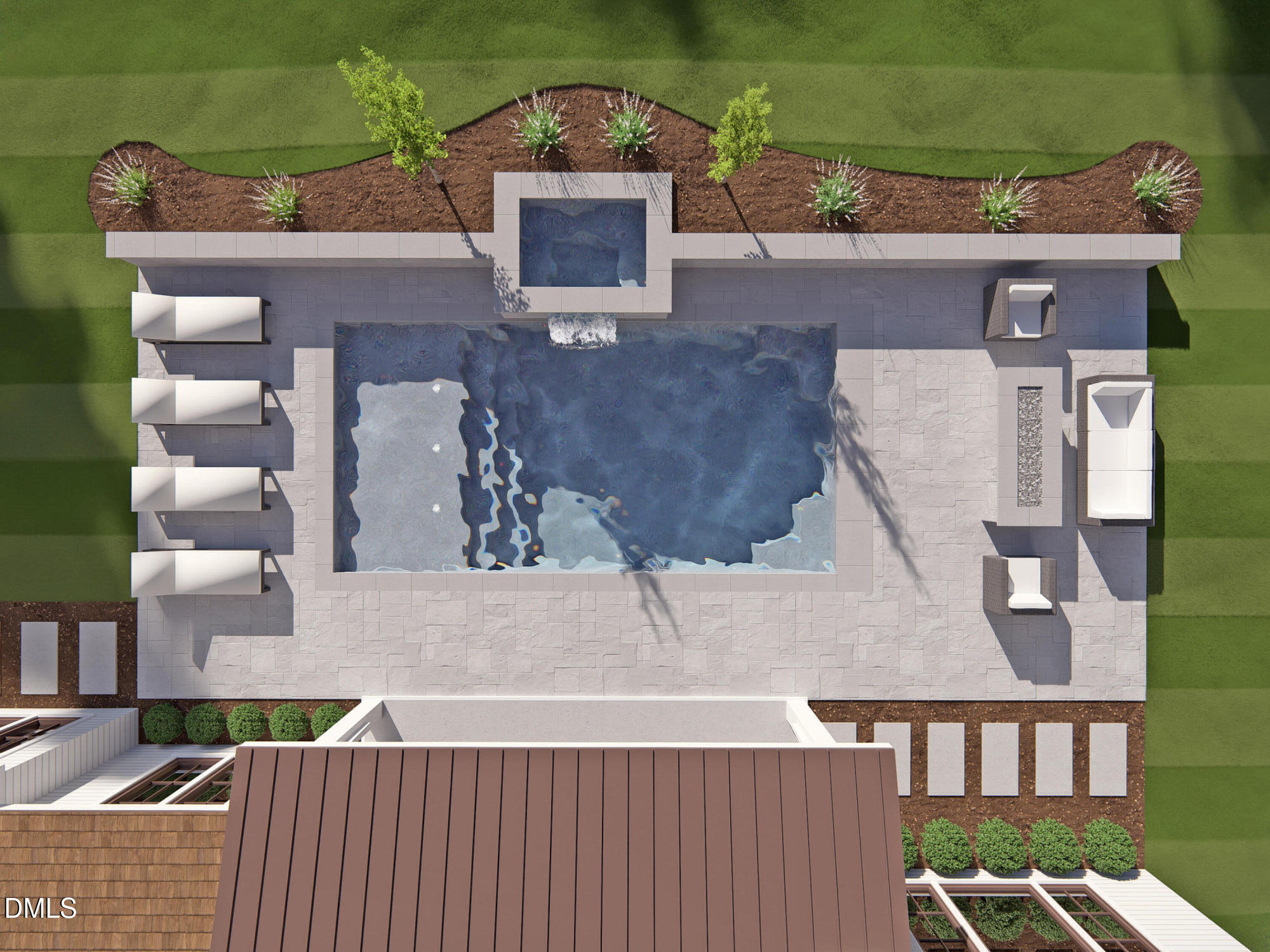 6460 Sanctuary Falls Drive Raleigh, NC 27614 - Photo 9 of 21 an aerial view of a house with a yard