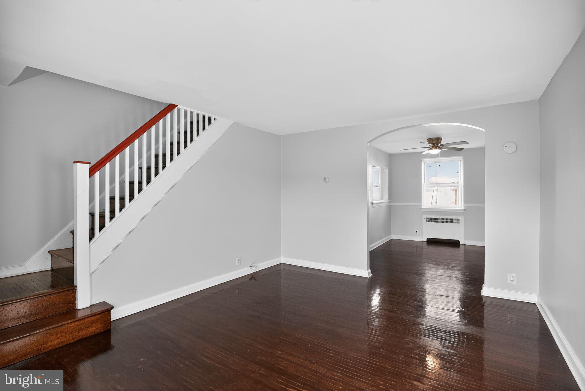 558 Snowden Road Upper Darby, PA 19082 - Photo 15 of 30 a view of empty room with wooden floor