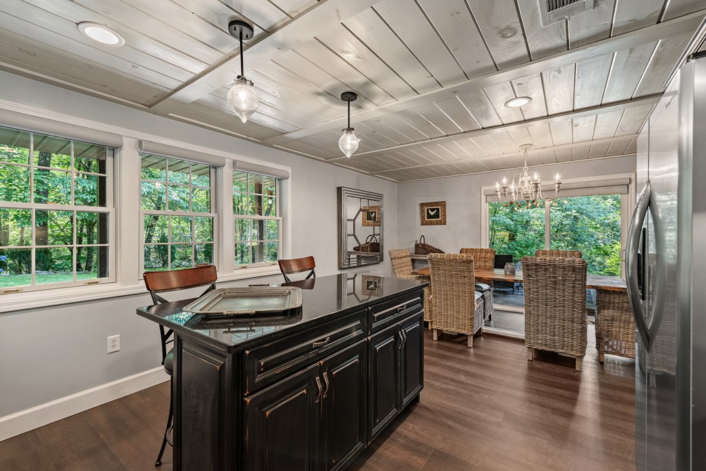 223 Mountain Tops Road Blue Ridge, GA 30513 - Photo 64 of 80 a view of a dining room with furniture window and outside view