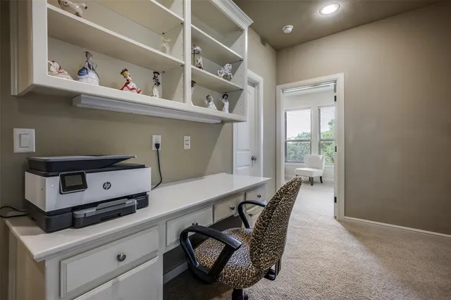 a room with storage and utility