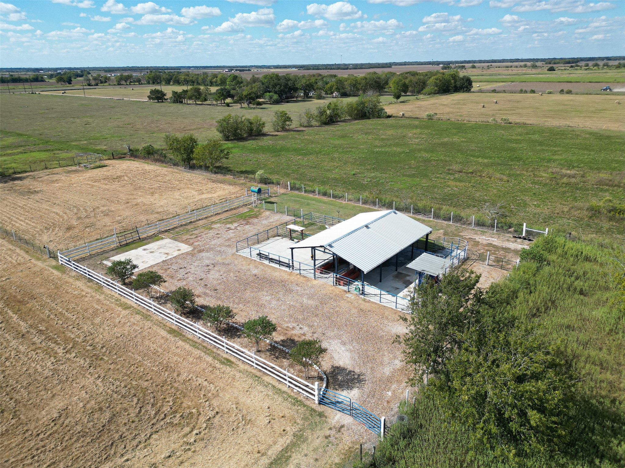1023 Williams Road East Bernard, TX 77435 - Photo 11 of 18 an aerial view of a house with a yard and lake view