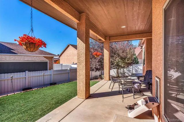 a view of outdoor space and patio
