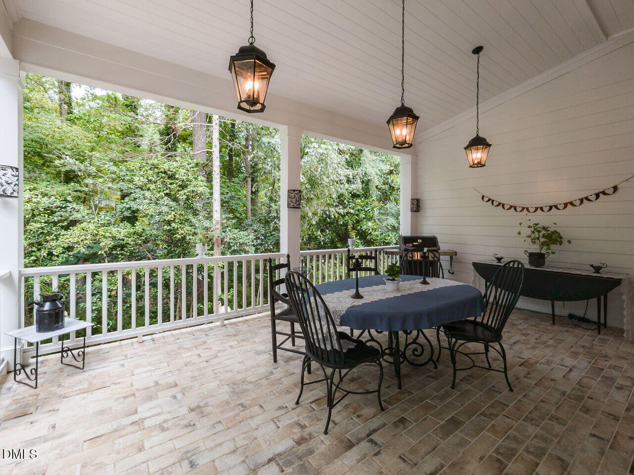 5309 Alpine Drive Raleigh, NC 27609 - Photo 39 of 67 a view of a dining room with furniture window and outside view