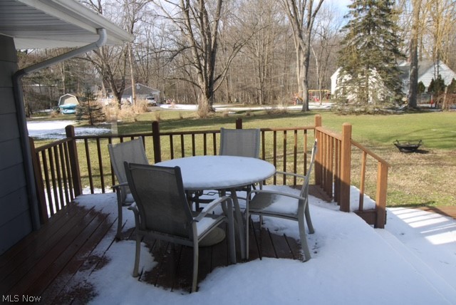 449 Walters Road Chagrin Falls, OH 44022 - Photo 23 of 24 backyard view-
deck