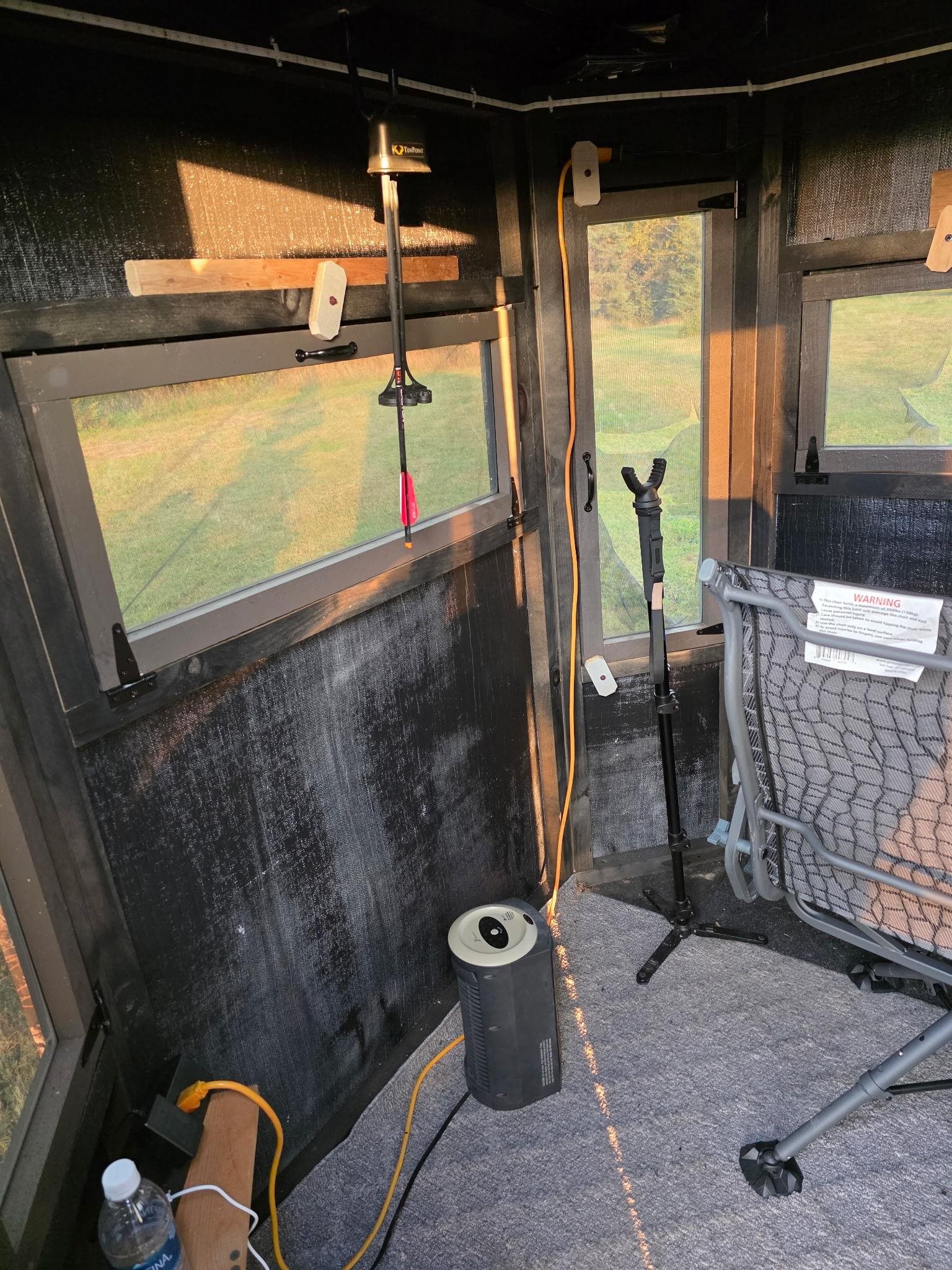 3968 County Rd U South Range, WI 54874 - Photo 18 of 35 Inside deer blind