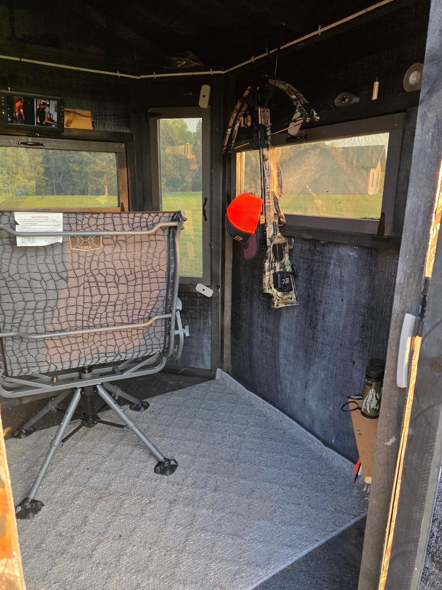 3968 County Rd U South Range, WI 54874 - Photo 19 of 35 Inside deer blind