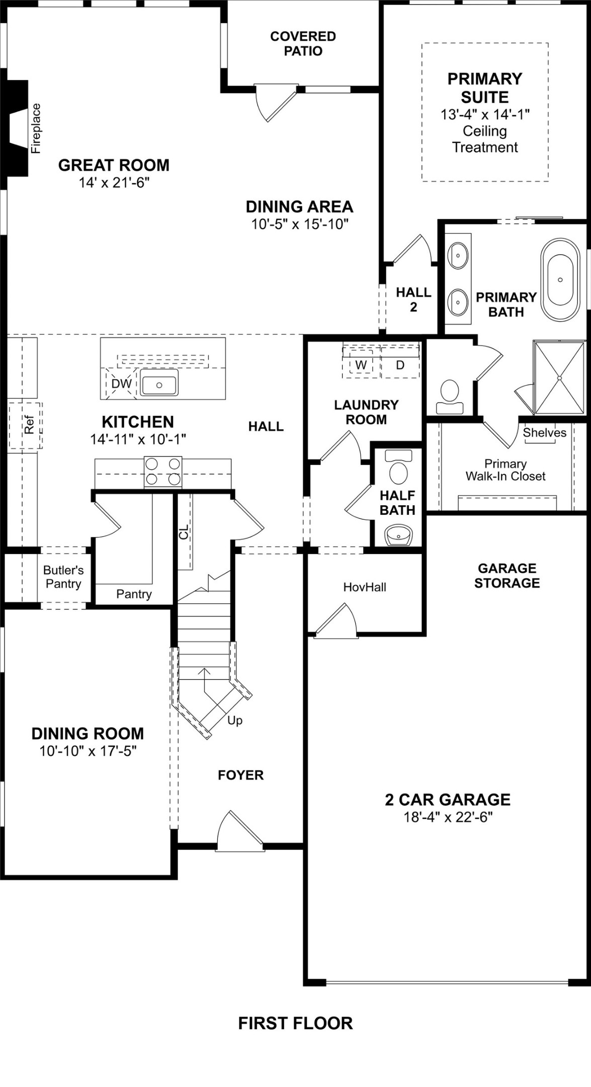 5802 Chamberlain Crossing Rosenberg, TX 77471 - Photo 36 of 37 The El Paso floor plan by K. Hovnanian Homes. 1st floor shown. *Prices, plans, dimensions, features, specifications, materials, and availability of homes or communities are subject to change without notice or obligation.