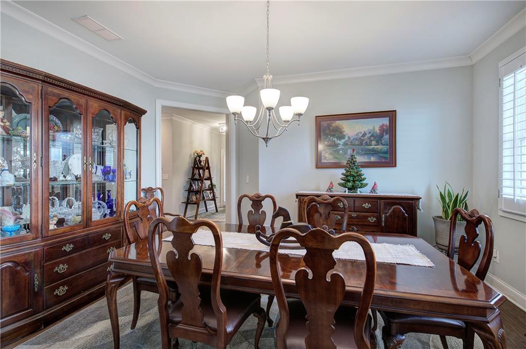 20 Encore Lane Cartersville, GA 30120 - Photo 17 of 44 a view of a dining room with furniture and chandelier