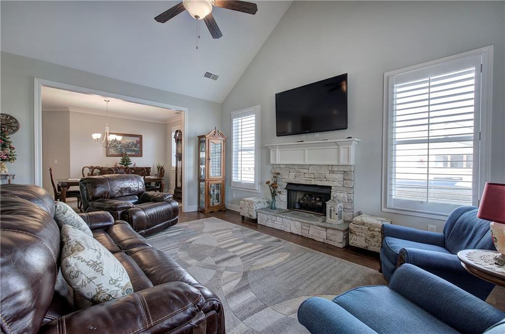 20 Encore Lane Cartersville, GA 30120 - Photo 20 of 44 a living room with furniture fireplace and flat screen tv