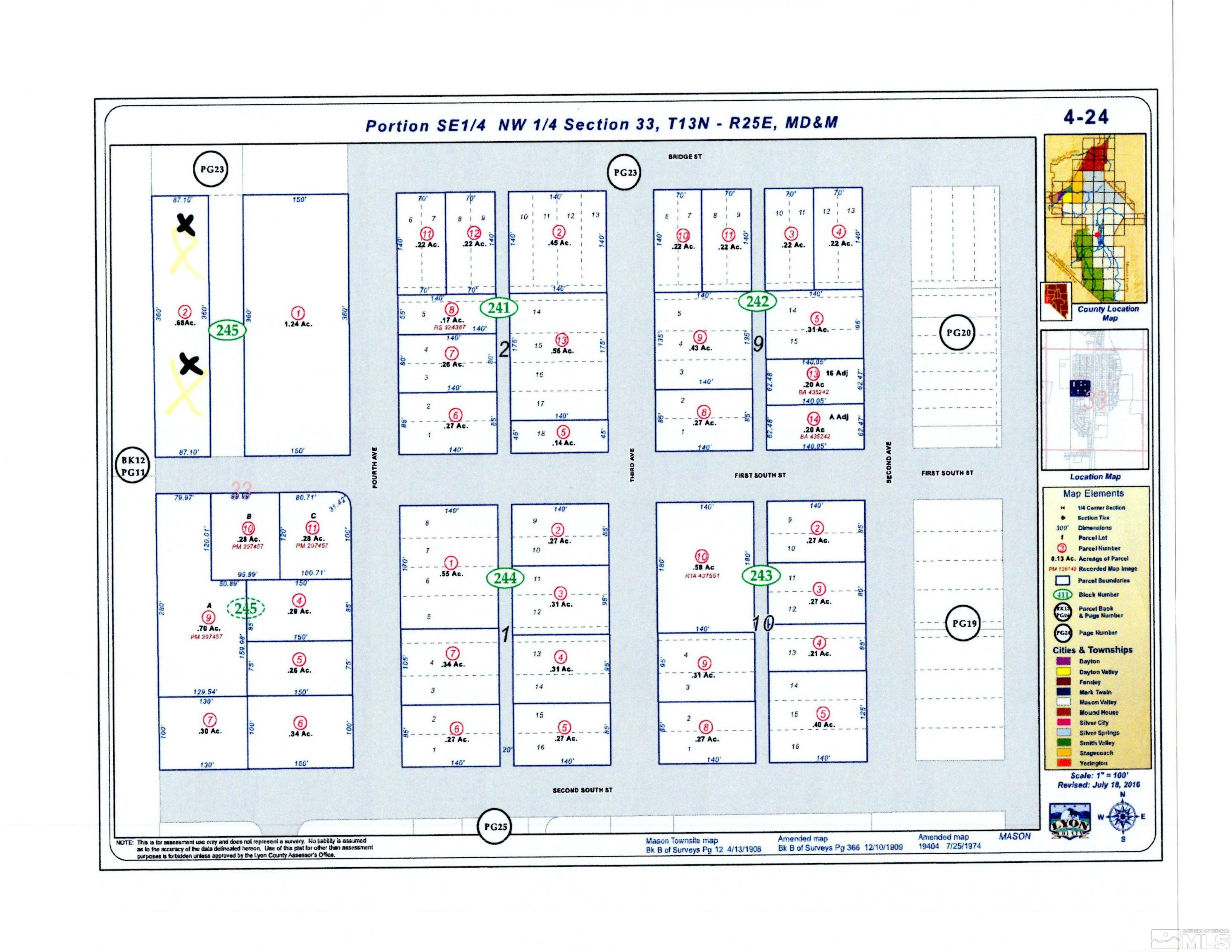 Tbd Tbd First South Street Yerington, NV 89447 - Photo 3 of 3 a black and white photo of a living room