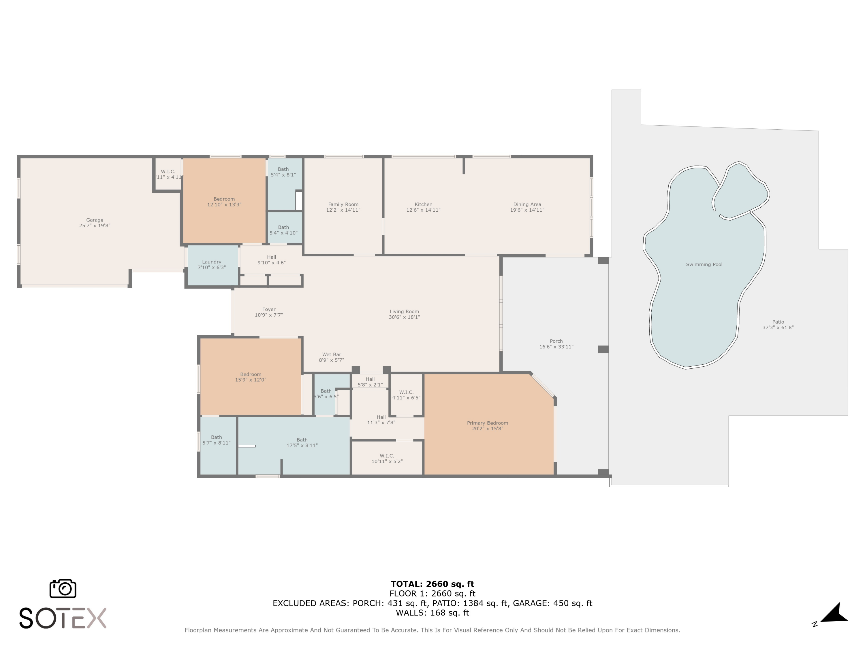 118 North Village Way Jupiter, FL 33458 - Photo 28 of 28 a picture of a floor plan