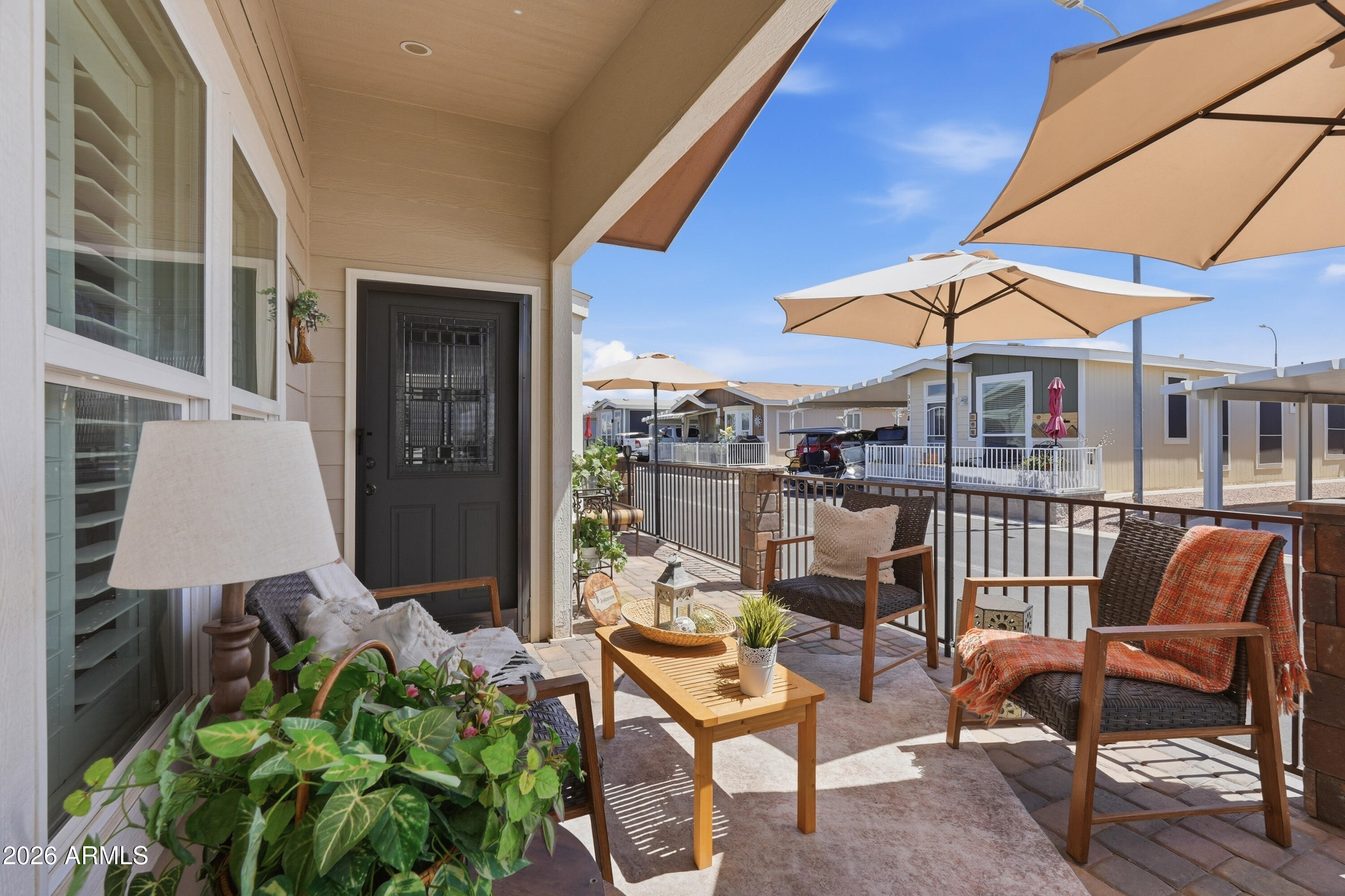 650 North Hawes Road, Unit 3318 Mesa, AZ 85207 - Photo 2 of 56 Pavered front patio