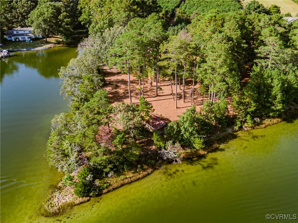 0 Ocran Road White Stone, VA 22578 - Photo 27 of 41 Bird's eye view of a nearby body of water and a fo