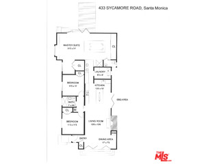 433 Sycamore Road Santa Monica, CA 90402 - Photo 28 of 28 a picture of a floor plan
