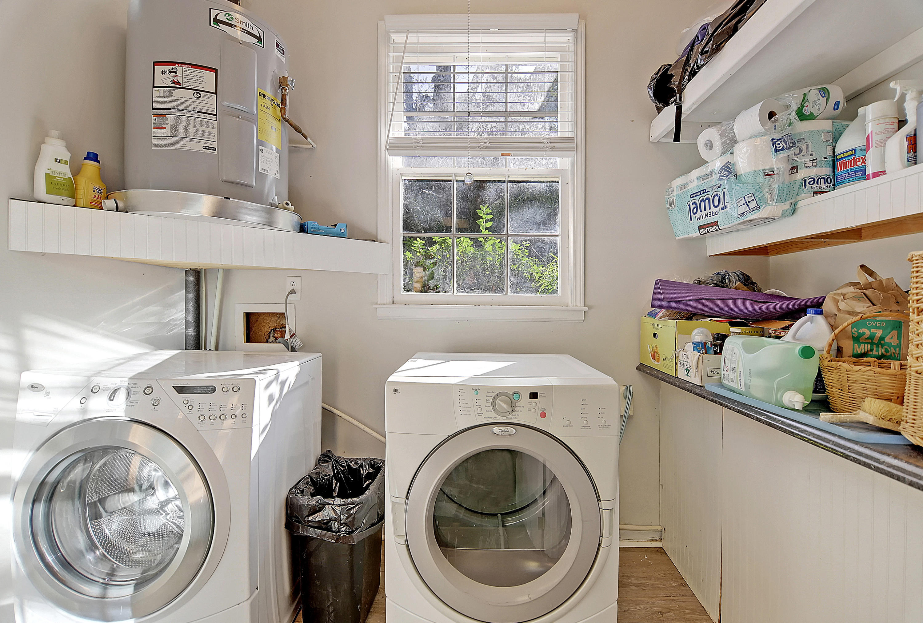 1298 Julian Clark Road Charleston, SC 29412 - Photo 18 of 22 Laundry/Storage room in Garage