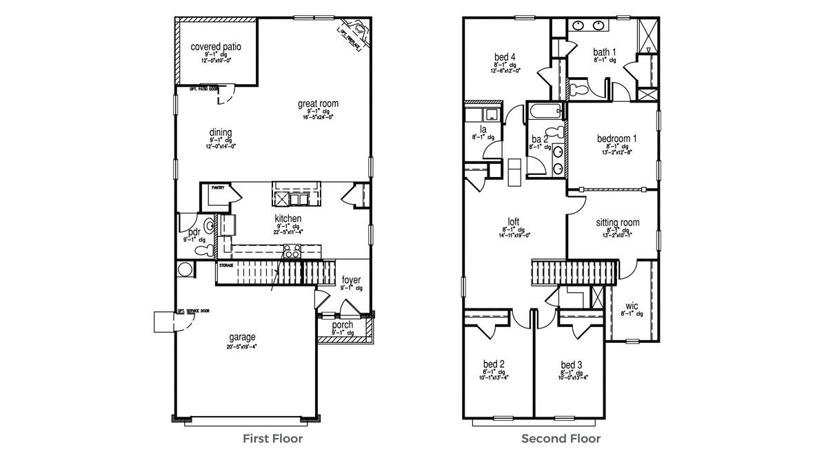 441 Ribbon Road Summerville, SC 29483 - Photo 37 of 37 Ruby Floorplan 7_13_20