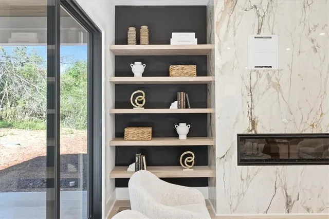 a picture of a couches and table in a room