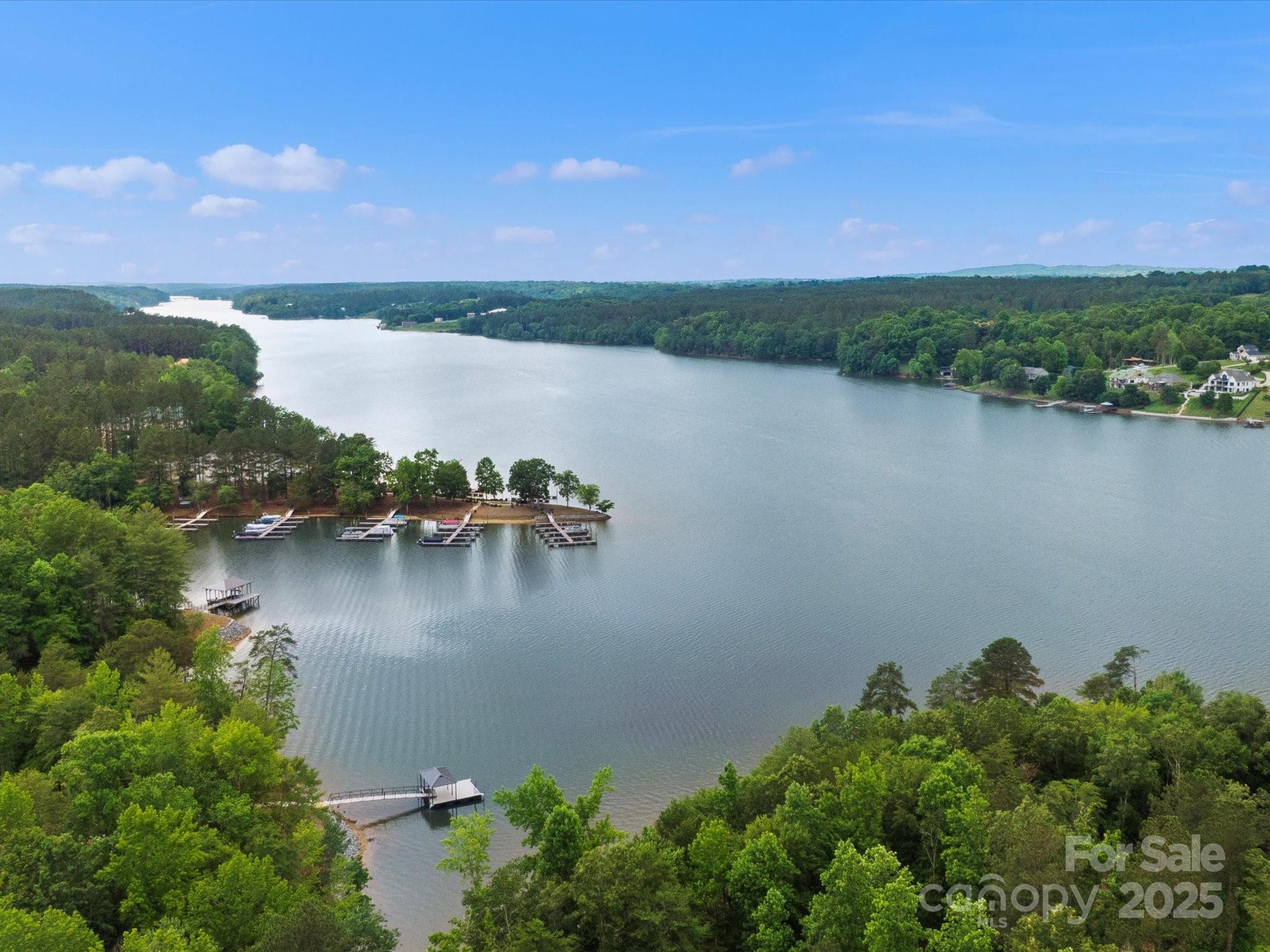 2024 Jumping Run Connelly Springs, NC 28612 - Photo 48 of 48 a view of a lake with houses in the back