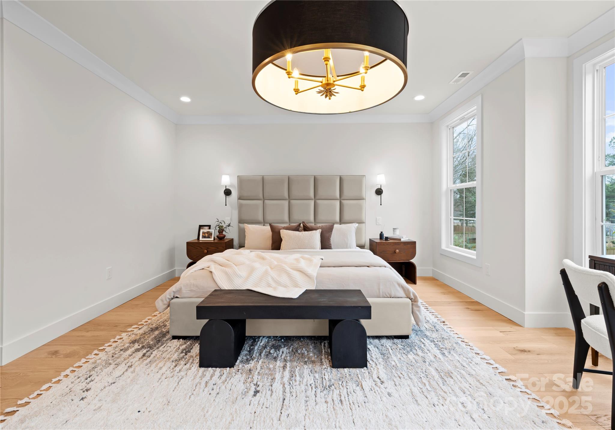 1641 Longfellow Street Charlotte, NC 28205 - Photo 30 of 48 a bed room with a bed and a window