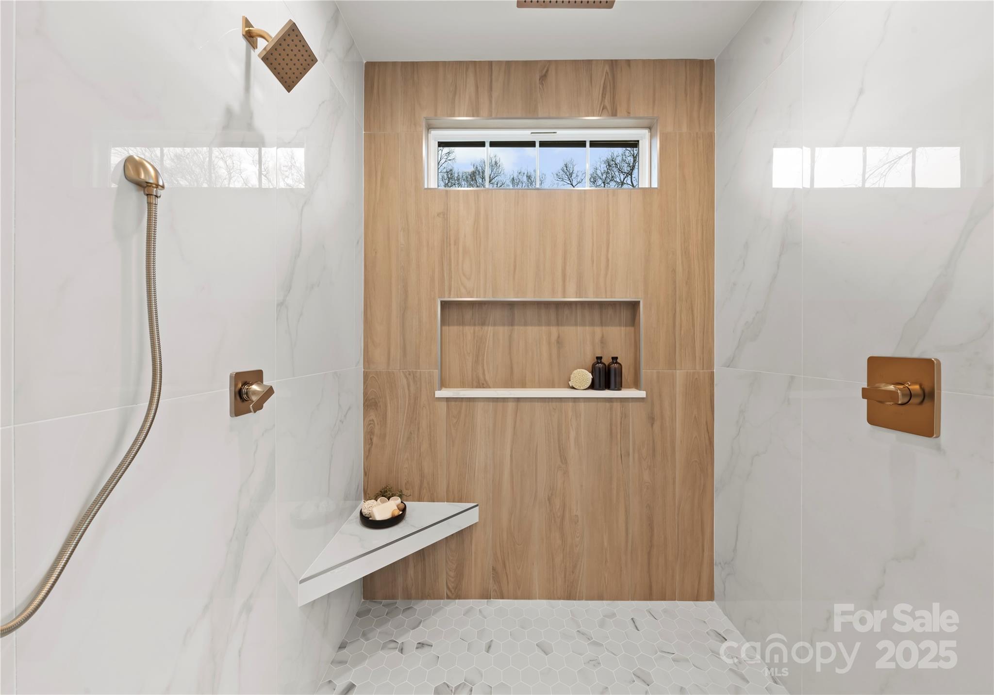 1641 Longfellow Street Charlotte, NC 28205 - Photo 34 of 48 a bathroom with a shower