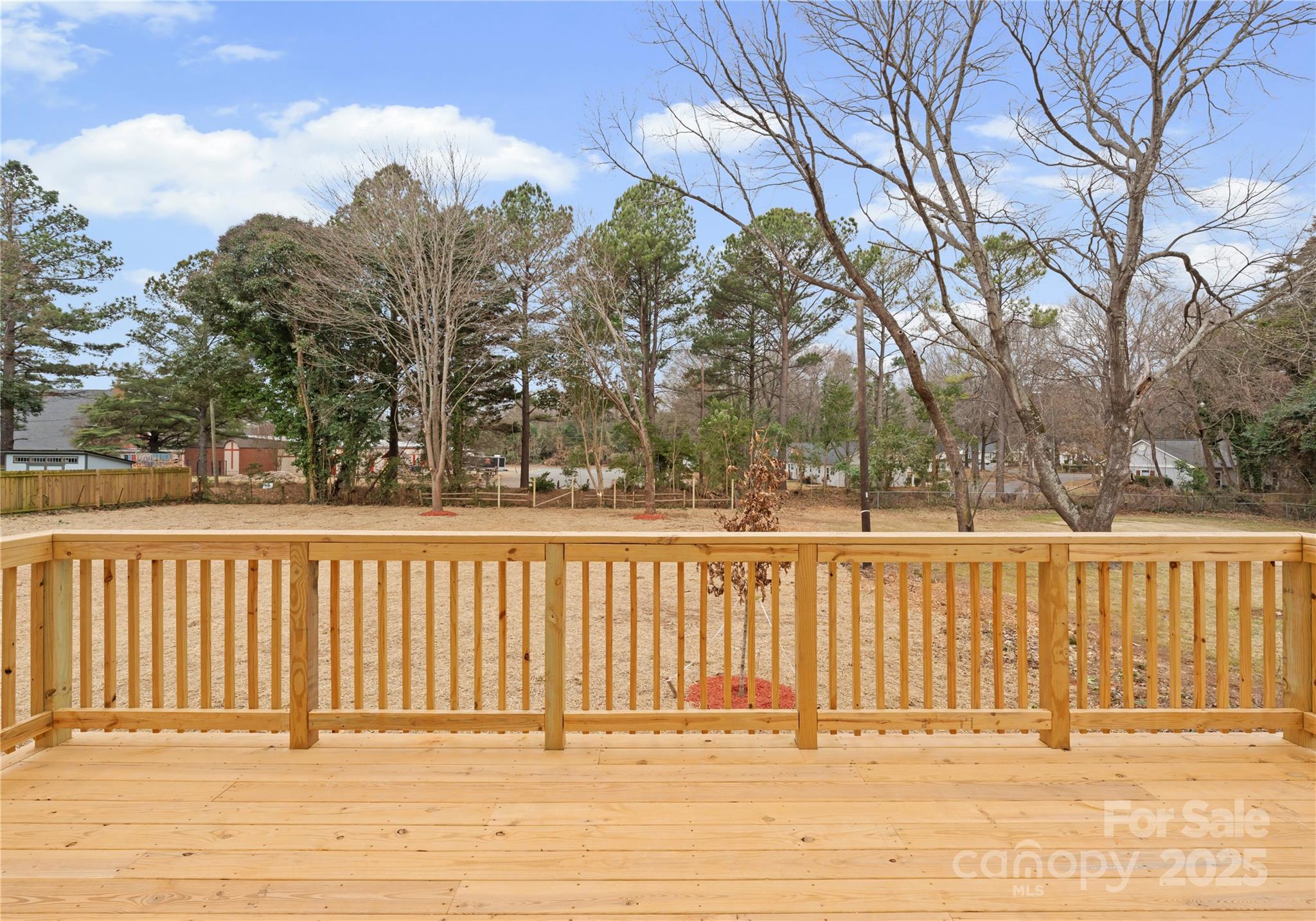 1641 Longfellow Street Charlotte, NC 28205 - Photo 45 of 48 a view of a balcony with a white fence