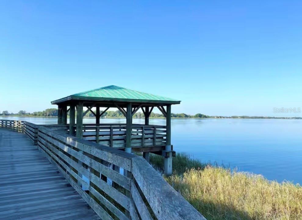 1245 Alexander Street Mount Dora, FL 32757 - Photo 52 of 55 a view of a balcony with lake view