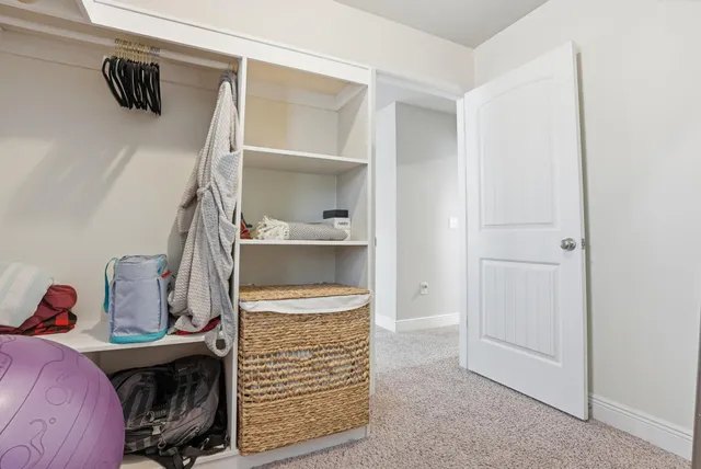 a utility room with a washer and dryer
