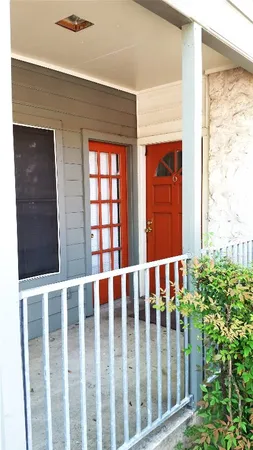 a view of a porch