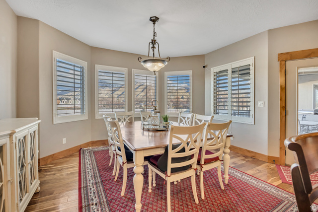 896 West 675 South Mapleton, UT 84664 - Photo 12 of 77 Dining room with light wood finished floors and baseboards