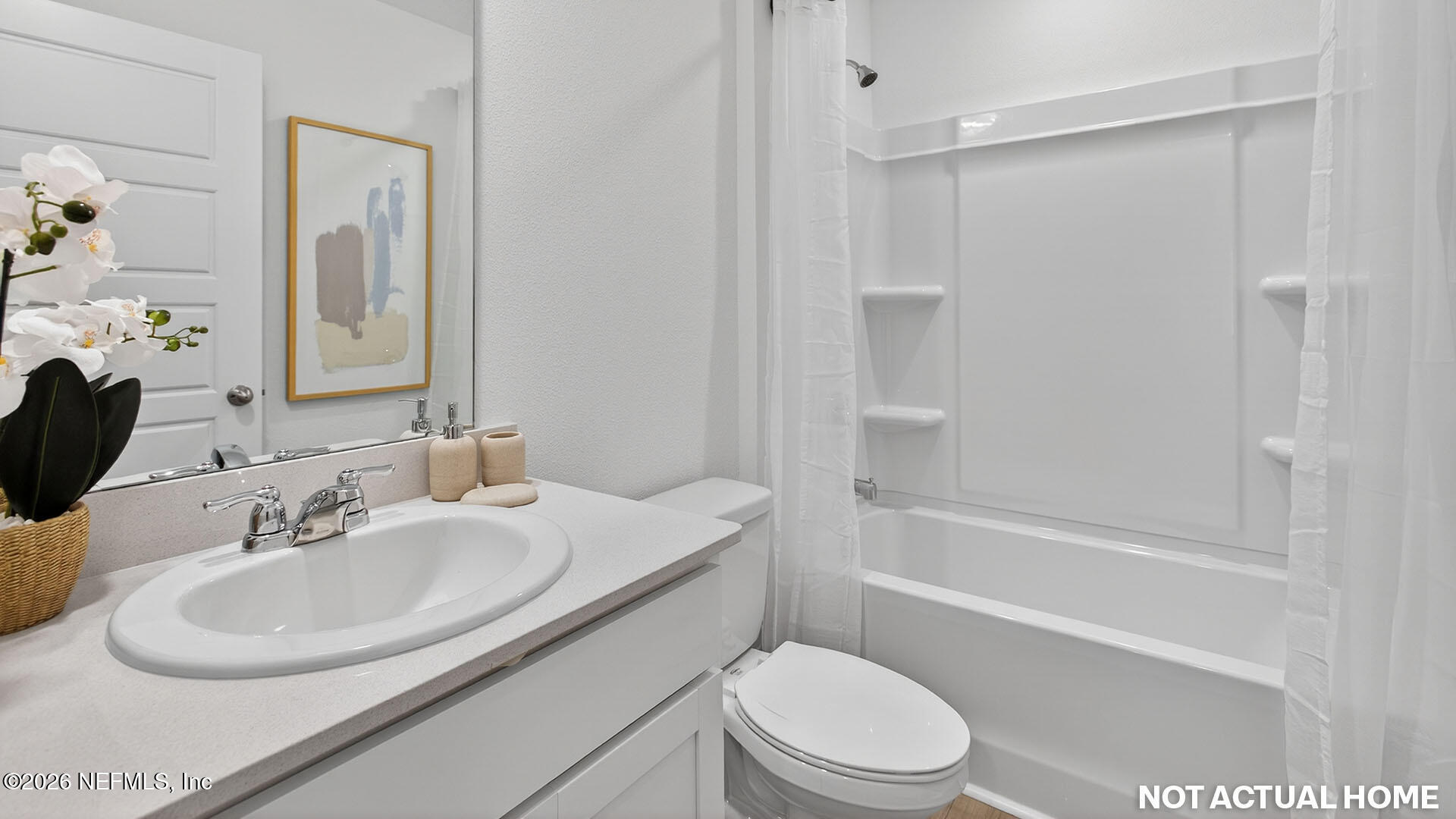 3605 Prancer Point Middleburg, FL 32068 - Photo 22 of 38 a bathroom with a sink toilet and shower