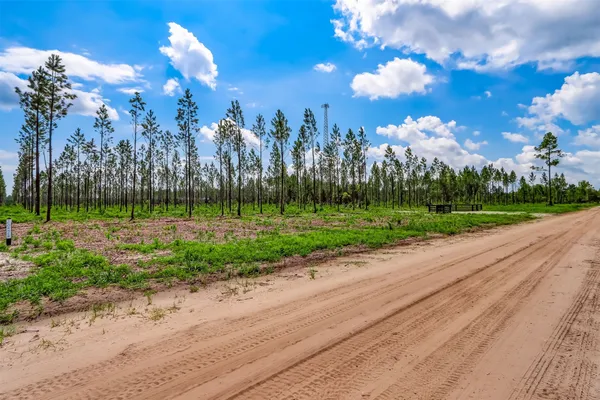 a view of lake with green space