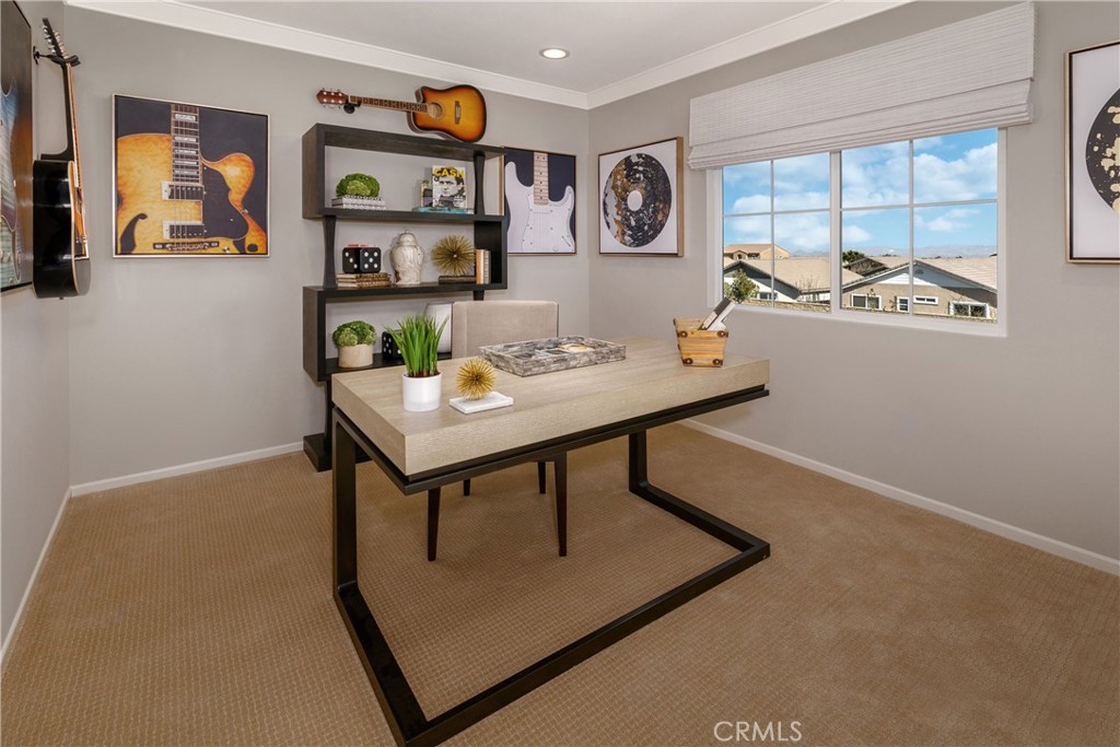 9075 Carson Avenue Hesperia, CA 92344 - Photo 6 of 13 a view of a workspace with furniture and window