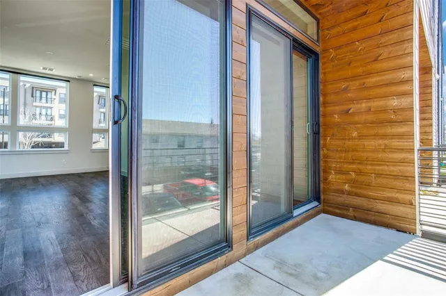 a view of front door